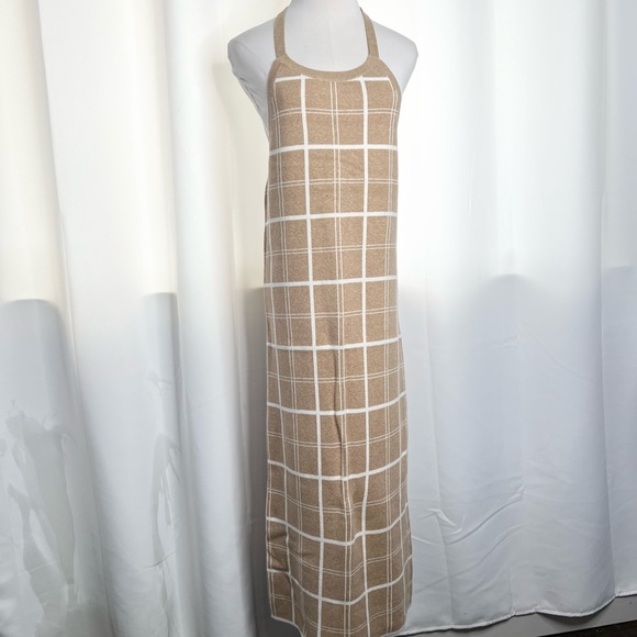 ❗️NWOT❗️CASHMERE Cotton Blend Midi Halter Dress - Picture 5 of 10